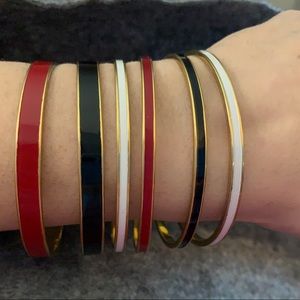 6 Assorted Monet bangles